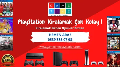 GameTime Oyun Konsolları Mersin PlayStation Kirlama Oyun Salonu Teknik Servis Oyun Yükleme